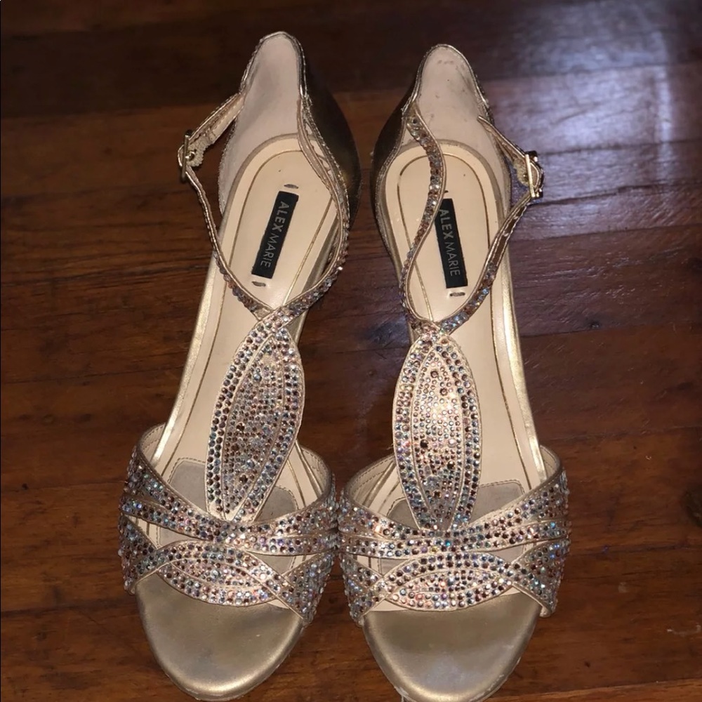 Gold heels